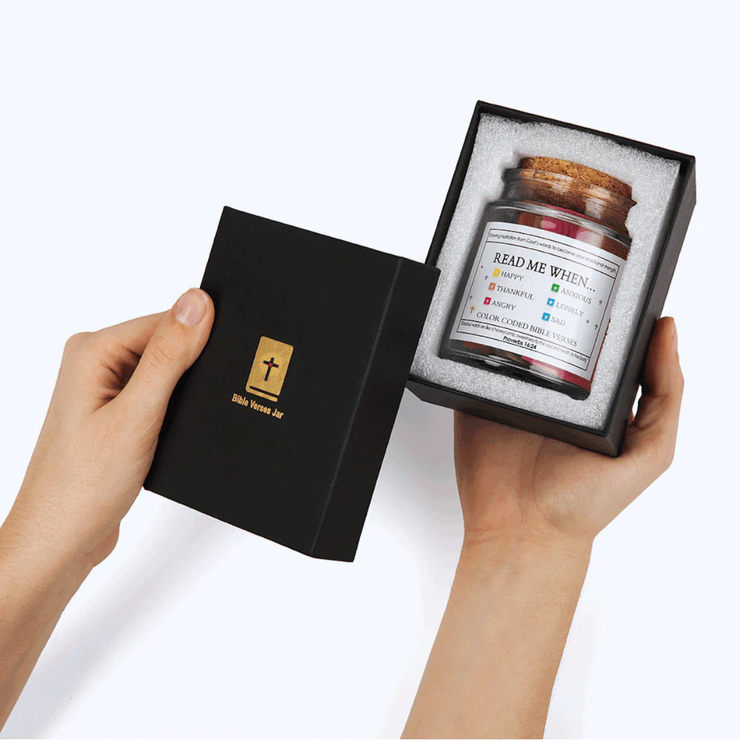 Bible Hope Jar (With christian gift box)